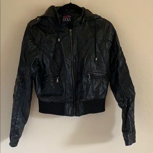 Paper Doll pleather jacket